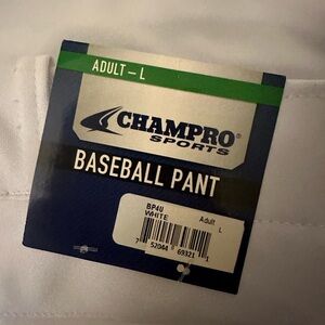 Men’s White Baseball Pants